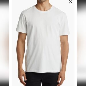 Purple Men's Short Sleeve Tee - White